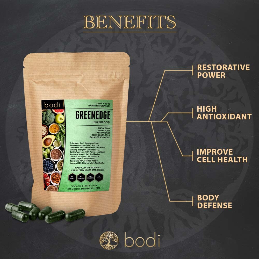 Greenedge Capsule Superfood | 60 Capsules | 100% Pure Natural Hand Crafted