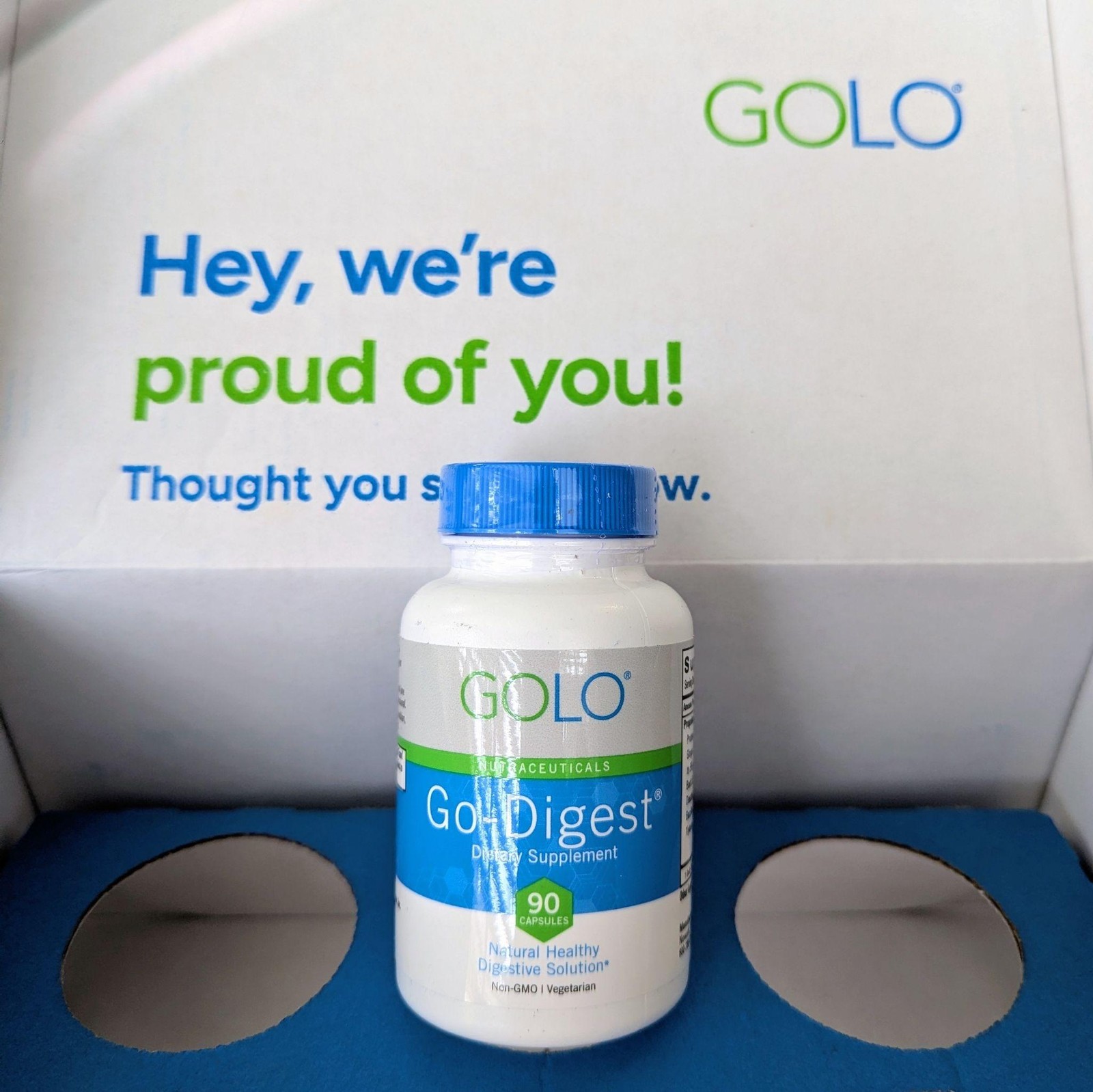 GOLO Go-Digest Dietary Supplement 90 Capsules Non GMO Enzyme Exp 08/28 New