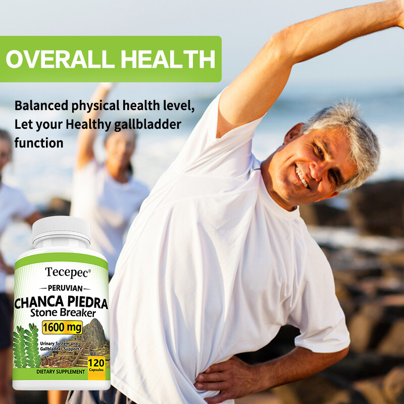 Chanca Piedra 1600 Mg Stone Breaker 120 Capsules Urinary & Gallbladder Health