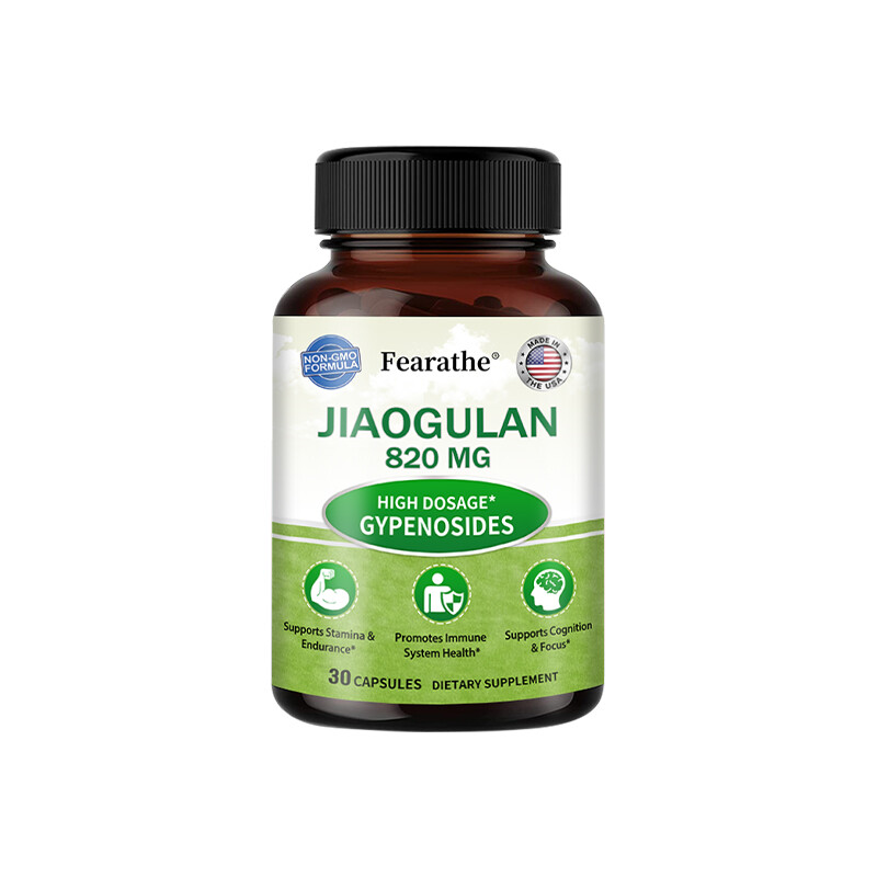 Jiaogulan 820mg – Gynostemma Pentaphyllum AMPK Activator, Caffeine-Free