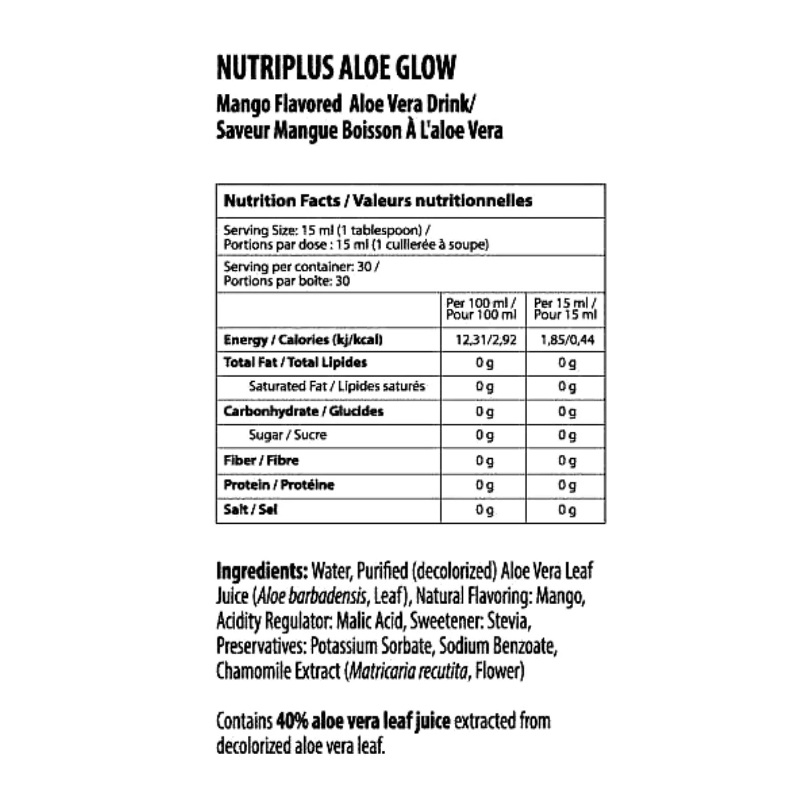 Nutriplus Aloe Glow | FREE Vitamin D3
