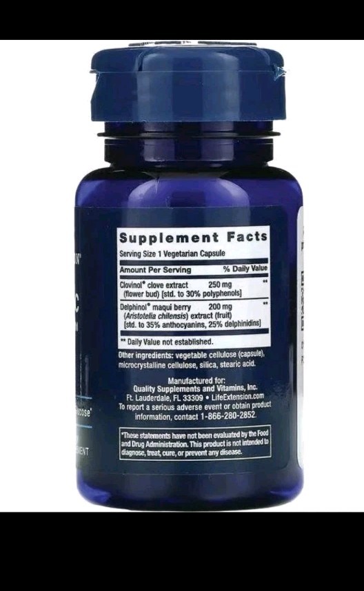 Glycemic Guard 30 Veg Caps by Life Extension Exp 05/2026