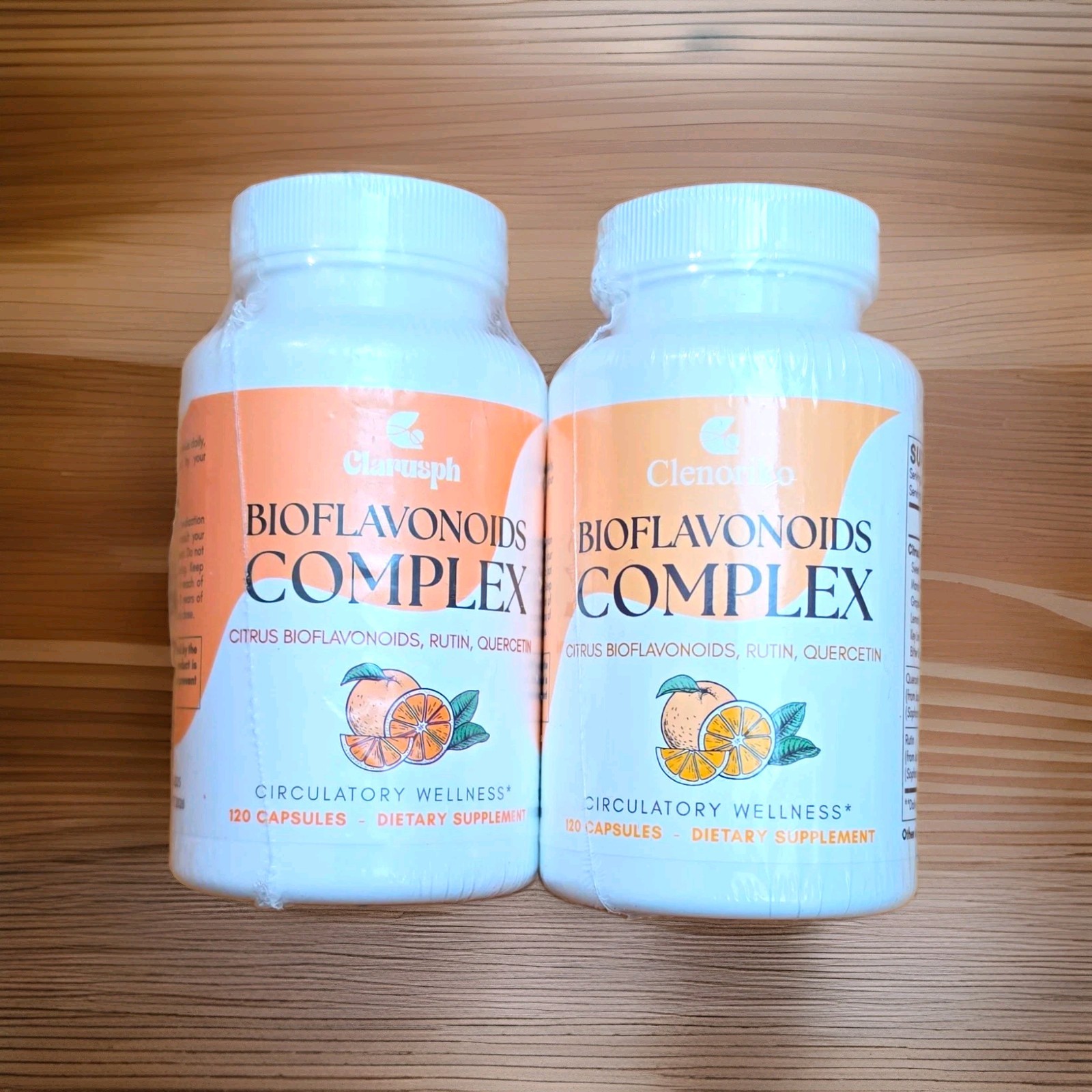 2 X Clenoriko Bioflavonoids Complex Quercetin + Rutin Circulatory 240 Capsules