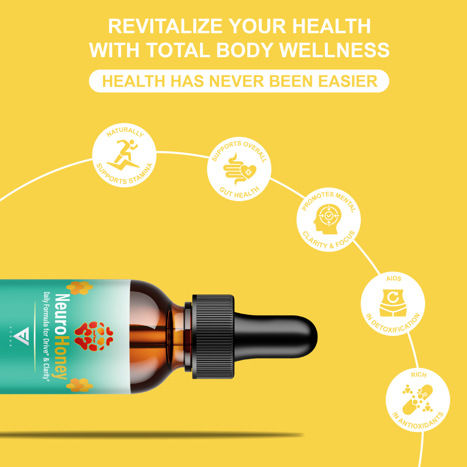 (2 Pack) Neuro Honey Advanced Formula Drops, NeuroHoney Memory Support (4oz)