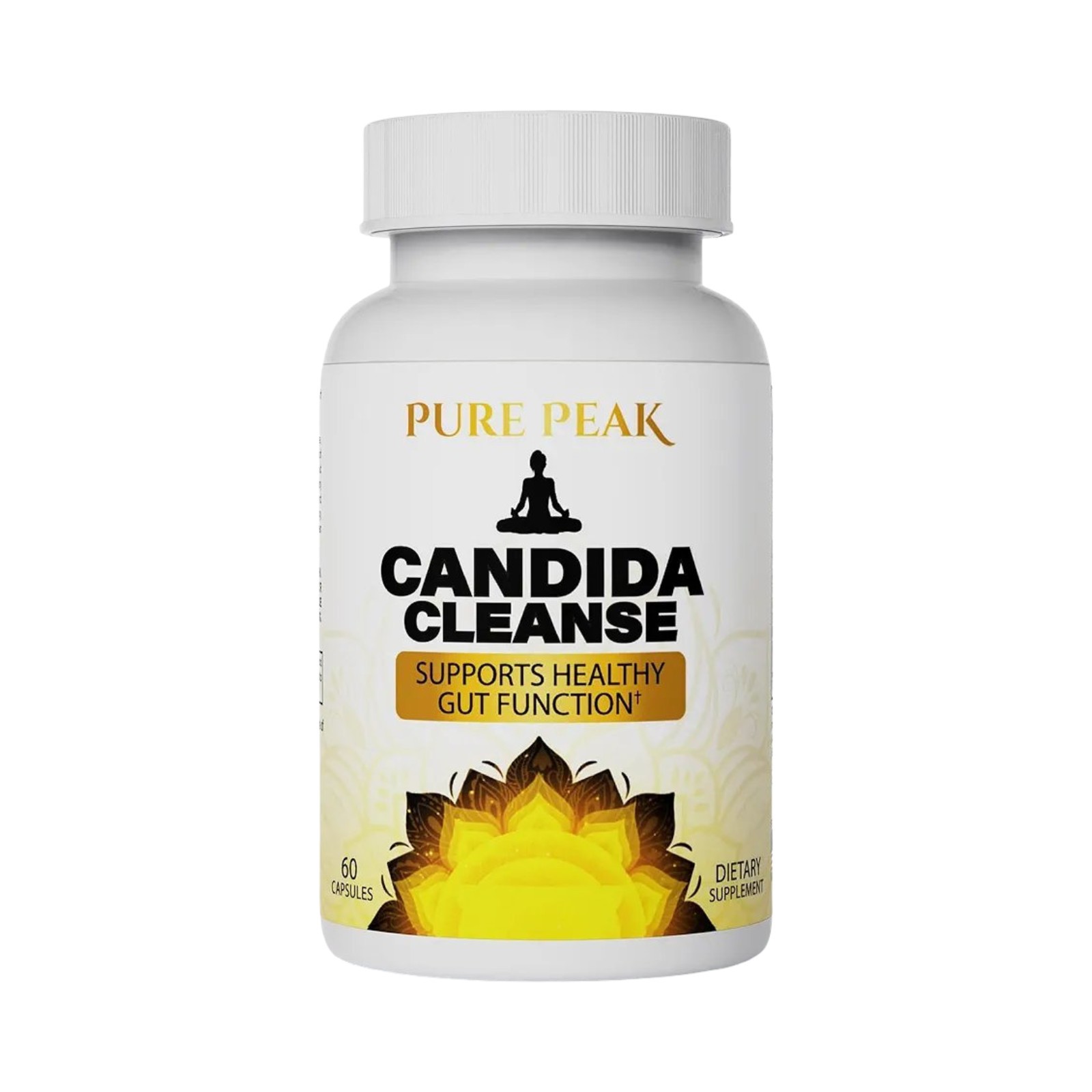 Pure Peak Candida Cleanse – Boosting Gut Colon Health – 60 Capsules