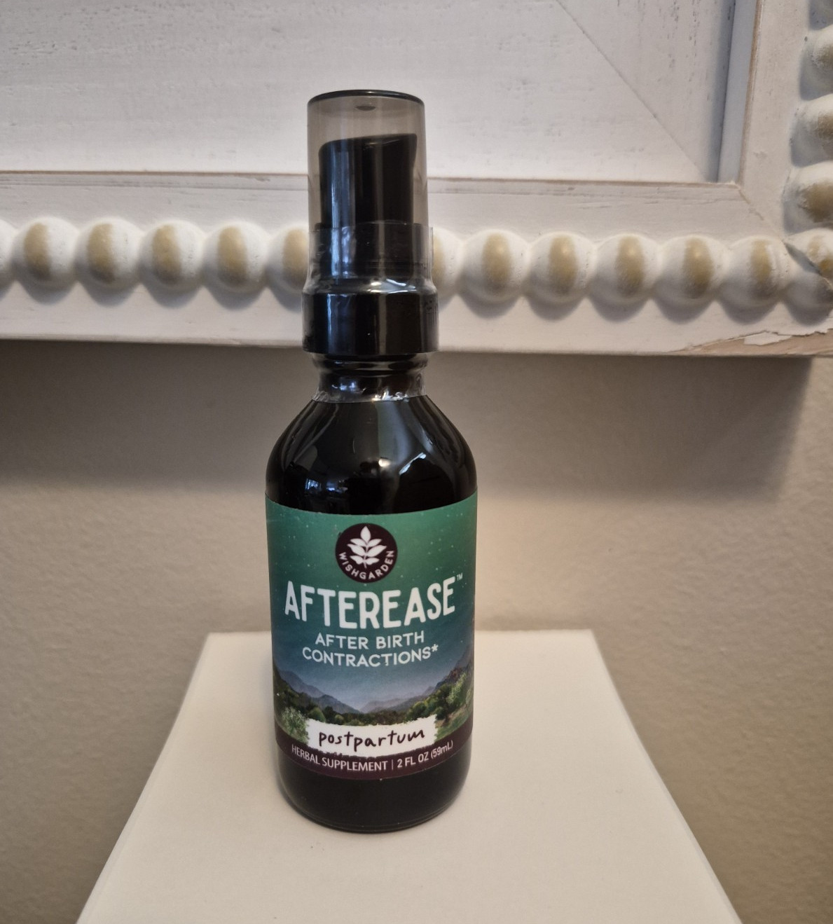 WishGarden AfterEase Postpartum Support Herbal Liquid Supplement 2 fl oz