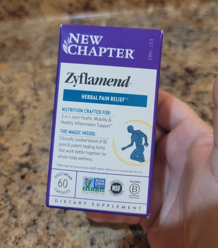 New Chapter Zyflamend Vegetarian Herbal Supplement Non-GMO Gluten-Free 60 Caps