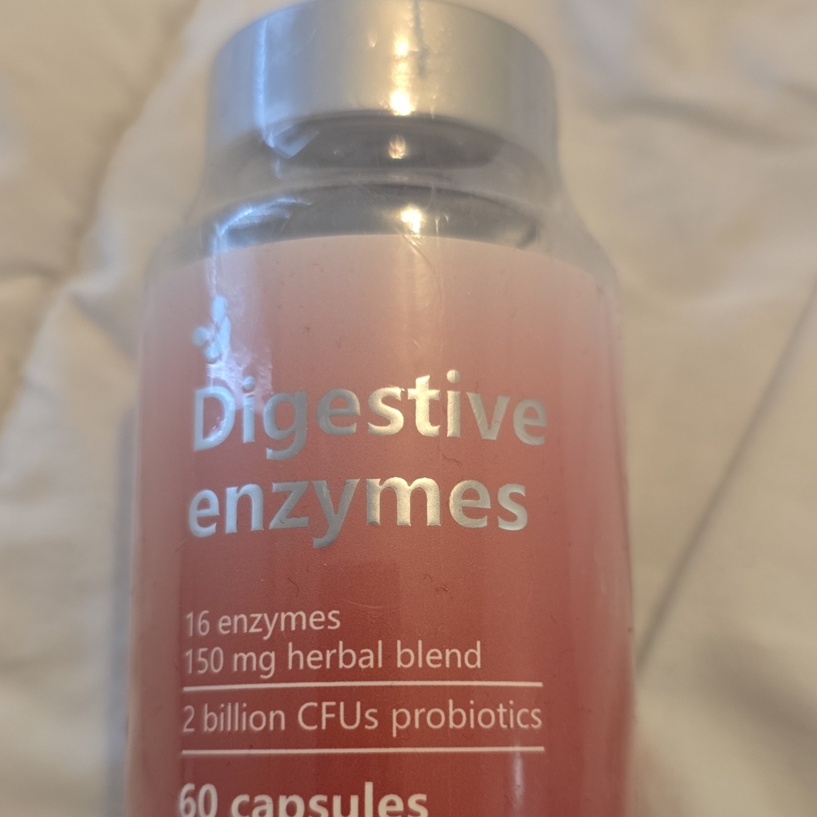 Digestive Enzymes + Probiotics Vegan Capsules 60 Ct, 16 Enzymes, 2B CFUs