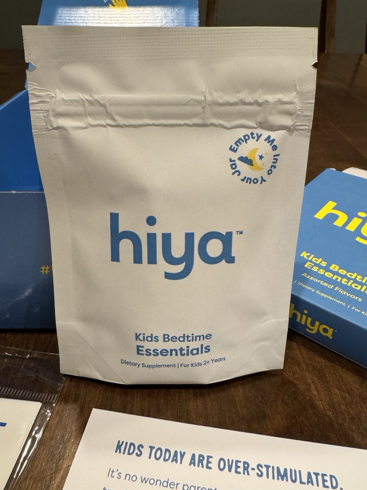 Hiya Kids Bedtime Supplement 30 Chewables Gluten-Free Dairy-Free Assorted Flavor