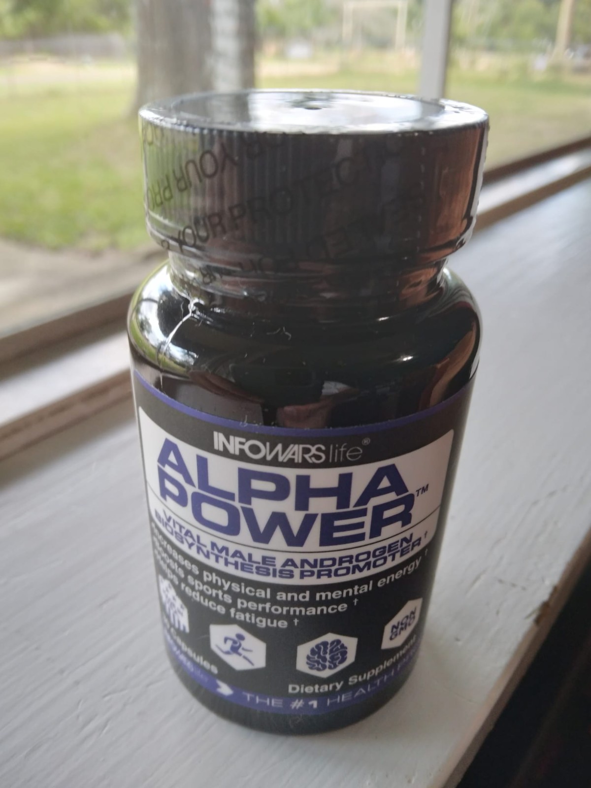 Infowars life Alpha Power Capsules Vital Male Androgen Dietary supplement mfg 22