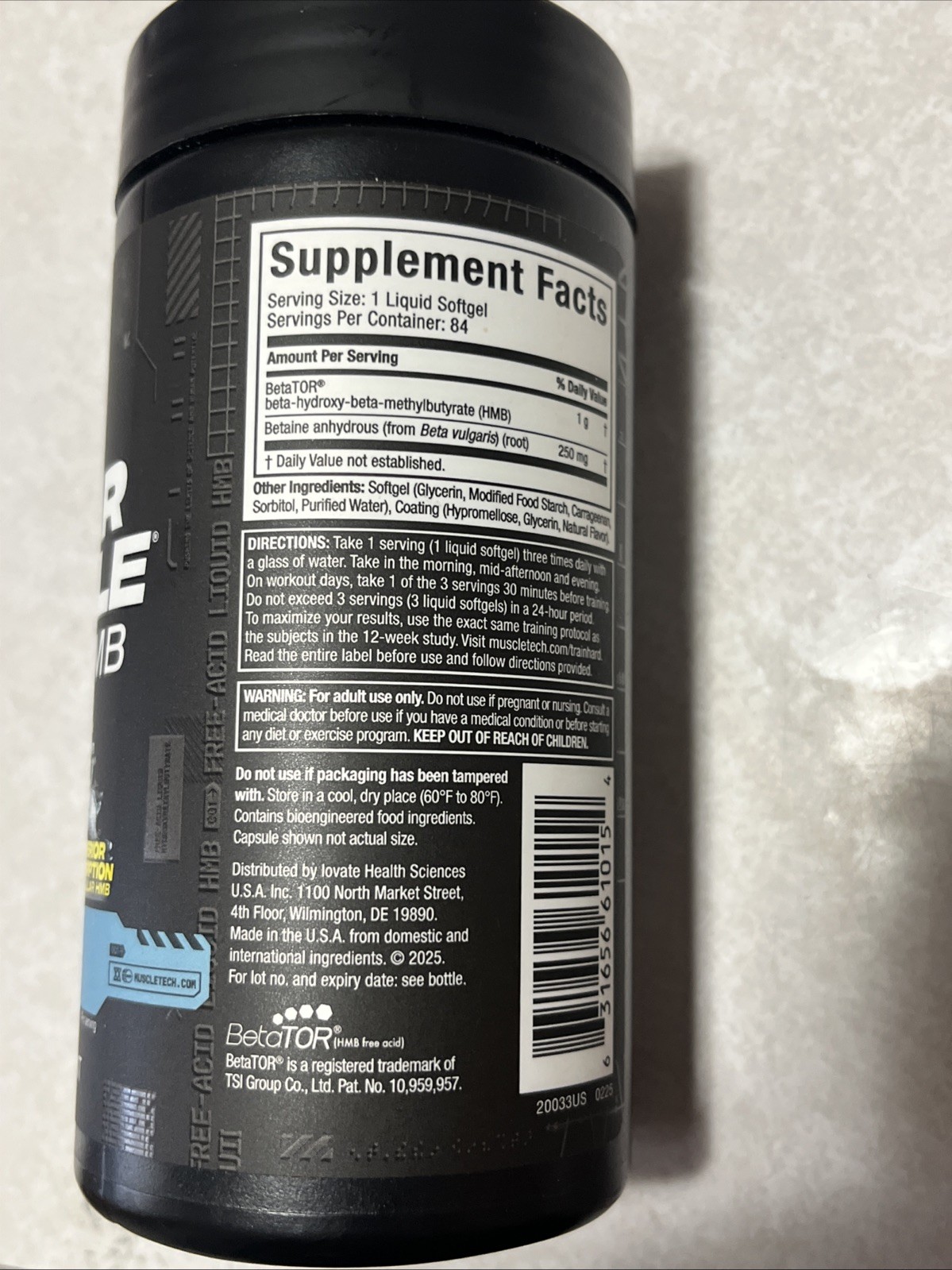 Clear Muscle®, Liquid HMB, 84 Liquid Softgels