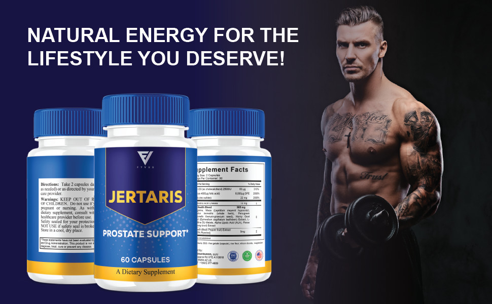 Jertaris Pills, Jertaris Advanced Prostate Health (60 Capsules)