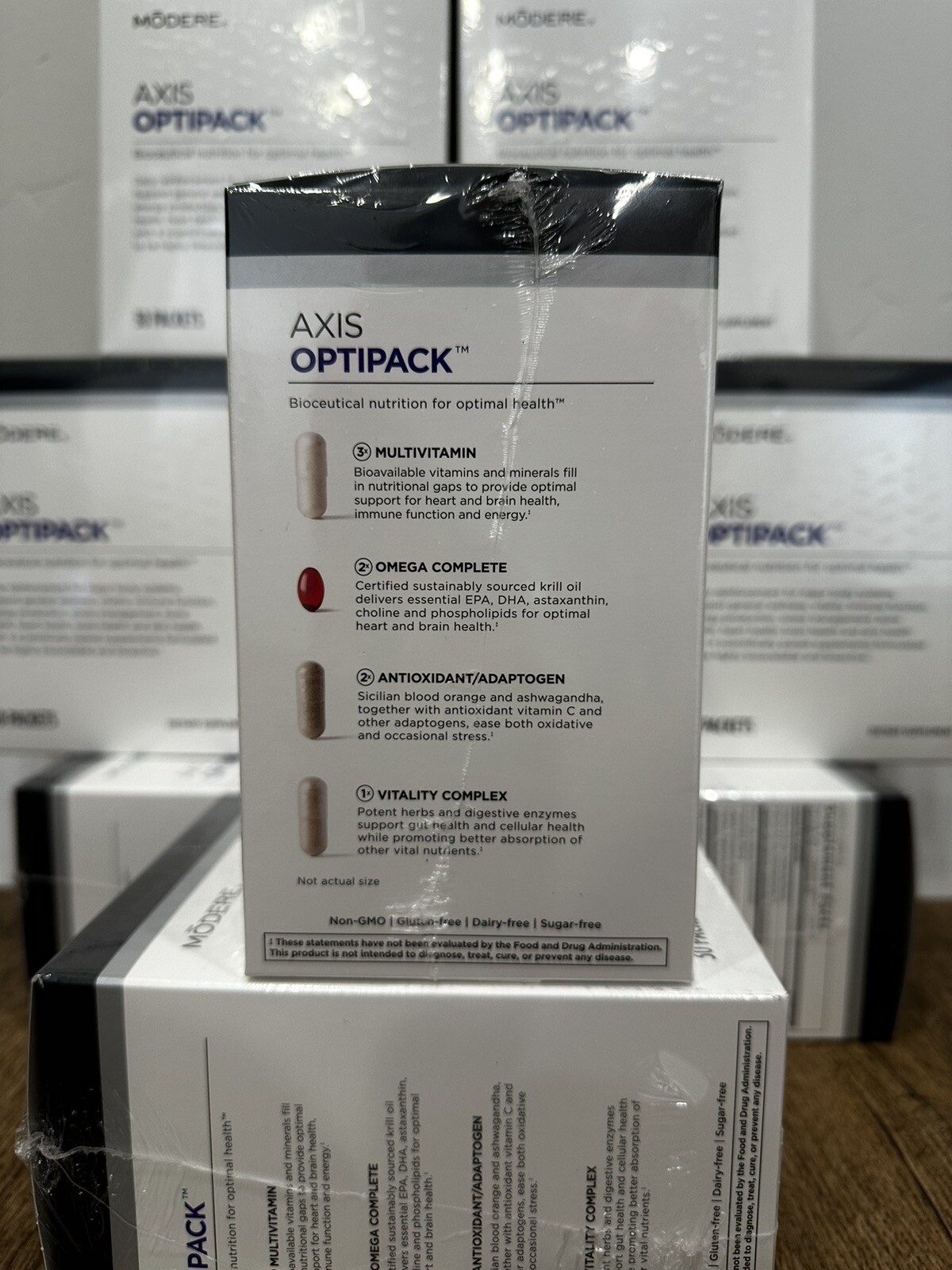 Brand New/Sealed! MODERE AXIS OPTIPACK, Bioceutical Nutrition For Optimal Health