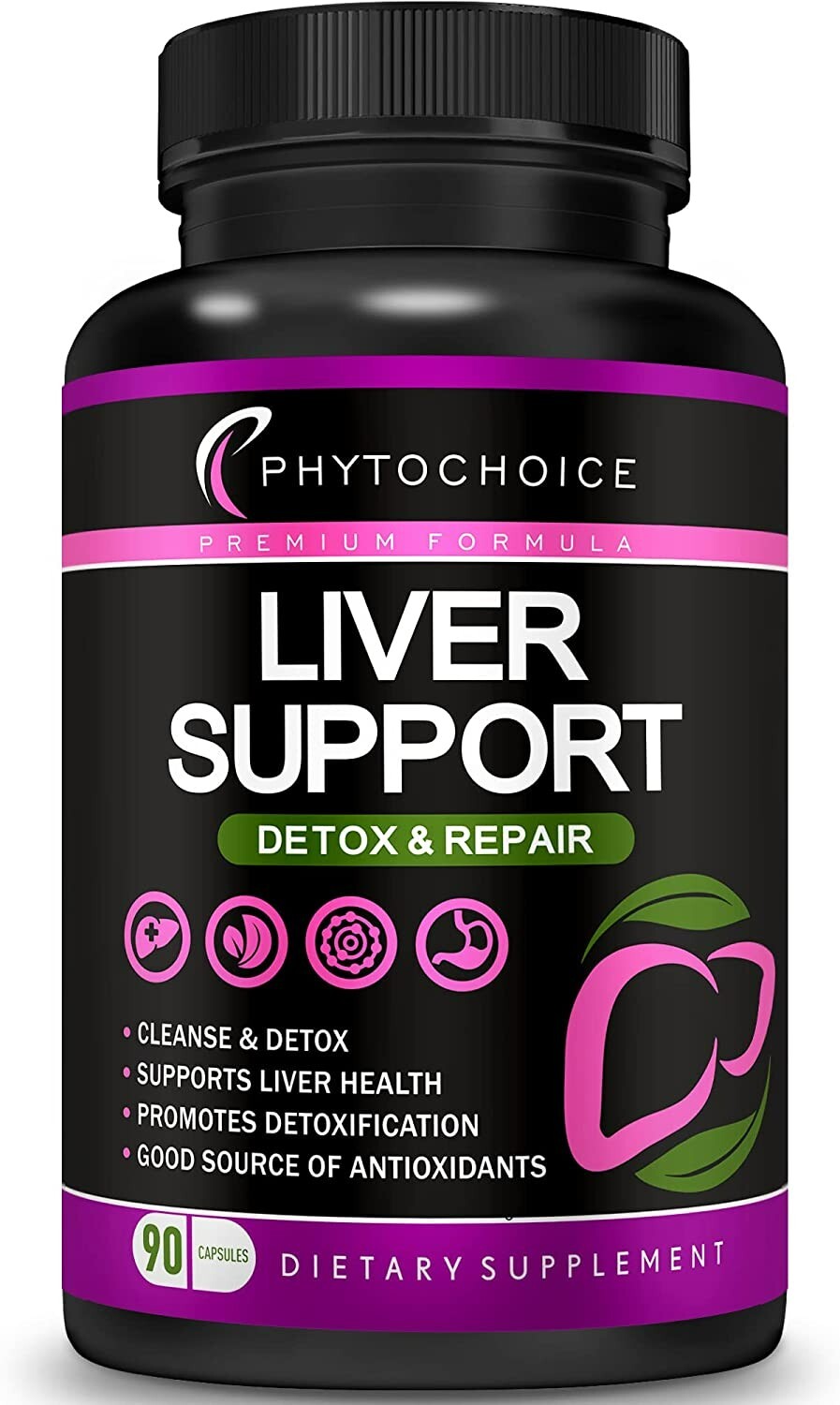 Liver Cleanse Detox & Repair with Milk Thistle Artichoke Extract Care Formula