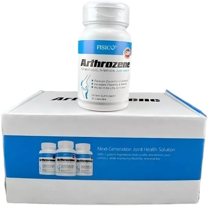 (3) Fisico Arthrozene Natural Joint Health Supplement 30 Caps Authentic Exp12/27