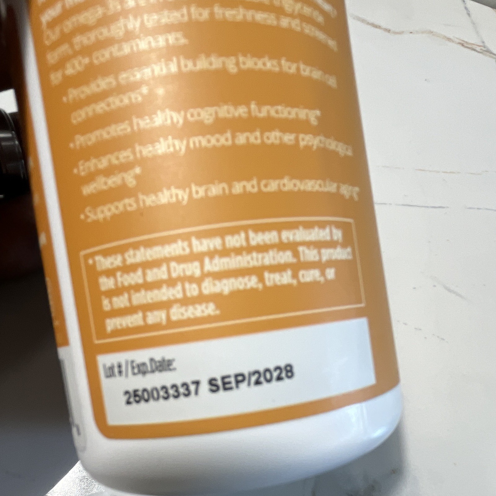 brainMD Omega-3 Power Softgels 60ct Fish Oil EPA DHA Exp 09/2028