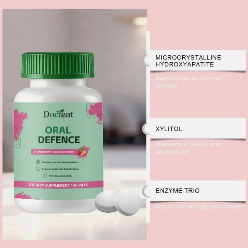 – Teeth Oral Probiotics Supplement for Fresh Breath, Oracare Oral Defence