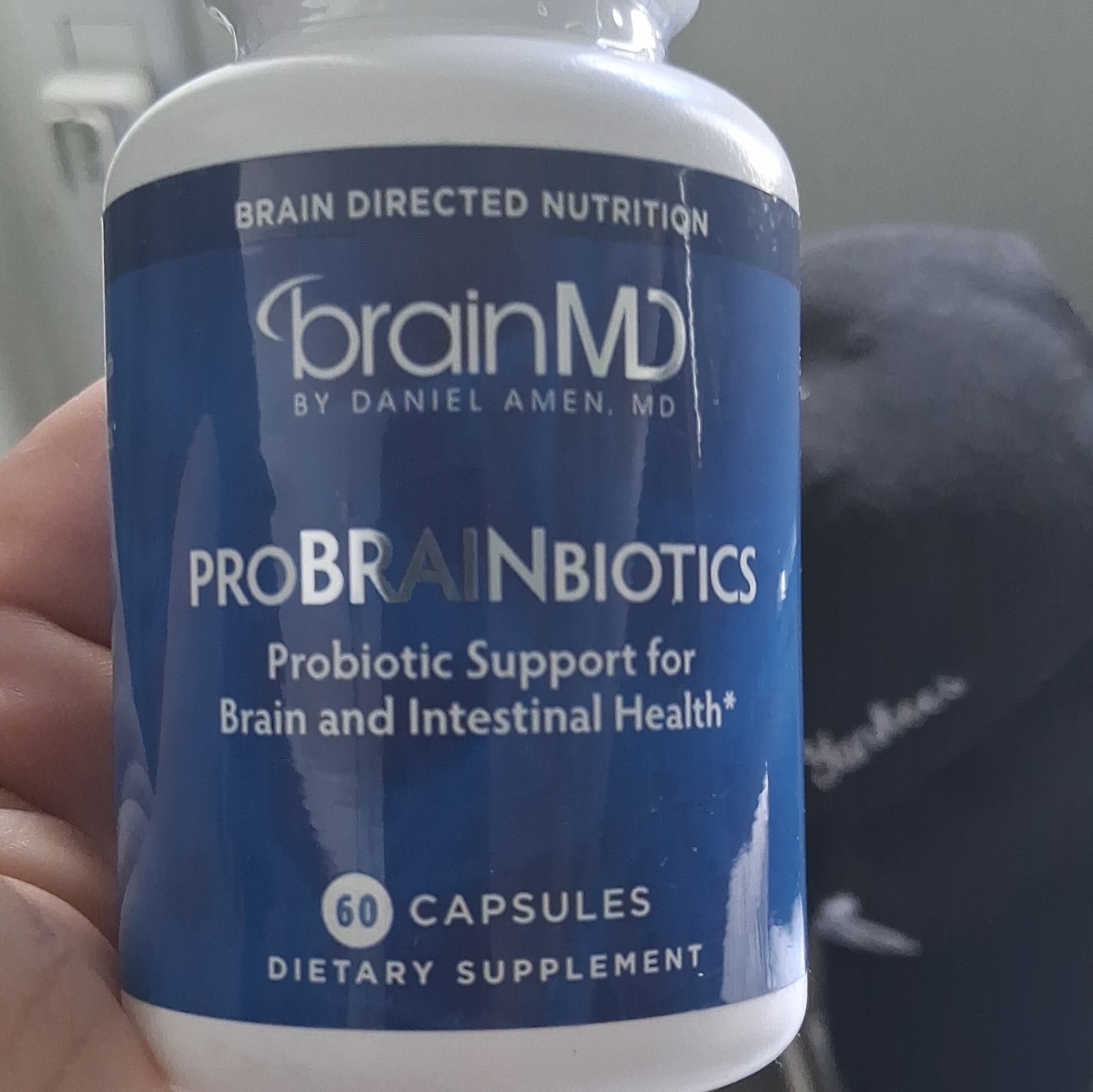 brainMD ProBRAINbiotics Probiotic Digestive Support Gluten Free 60 Capsules