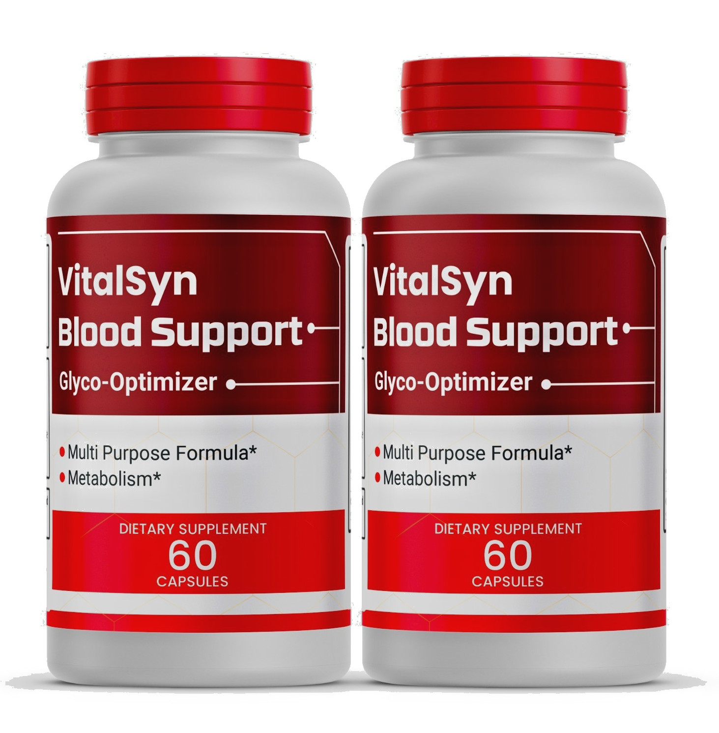 VitalSyn Glyco Optimizer Blood Health Support Supplement, Vital Syn 120 Capsules