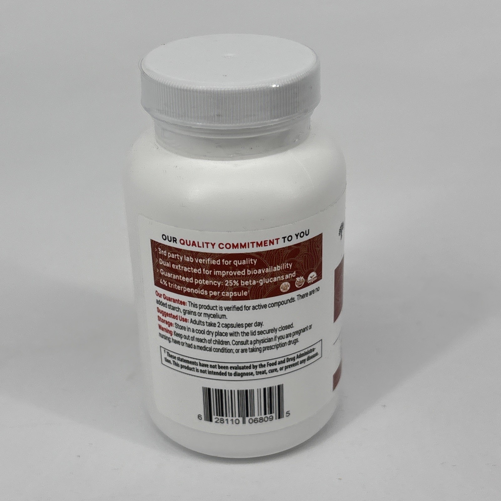 Reishi, Mushroom Extract Powder, 90 Capsules (500 mg per Capsule)