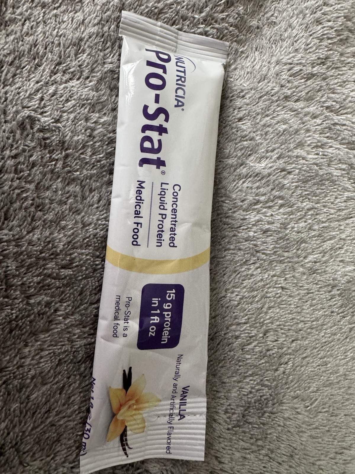 Nutricia Pro-Stat Liquid Collagen Protein Vanilla 15g, 1 fl oz Gluten Free.