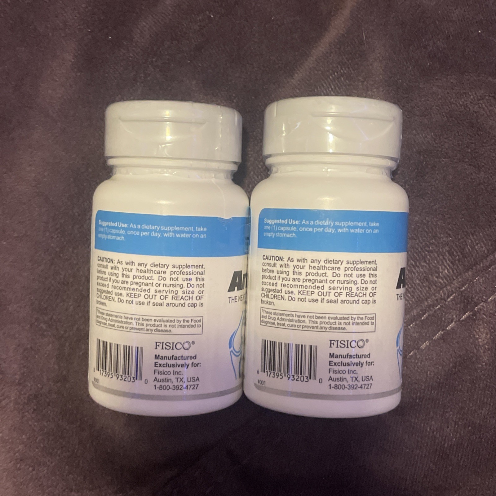 Fisico Arthrozene Natural Joint Health Supplement 30 Capsules New/Sealed