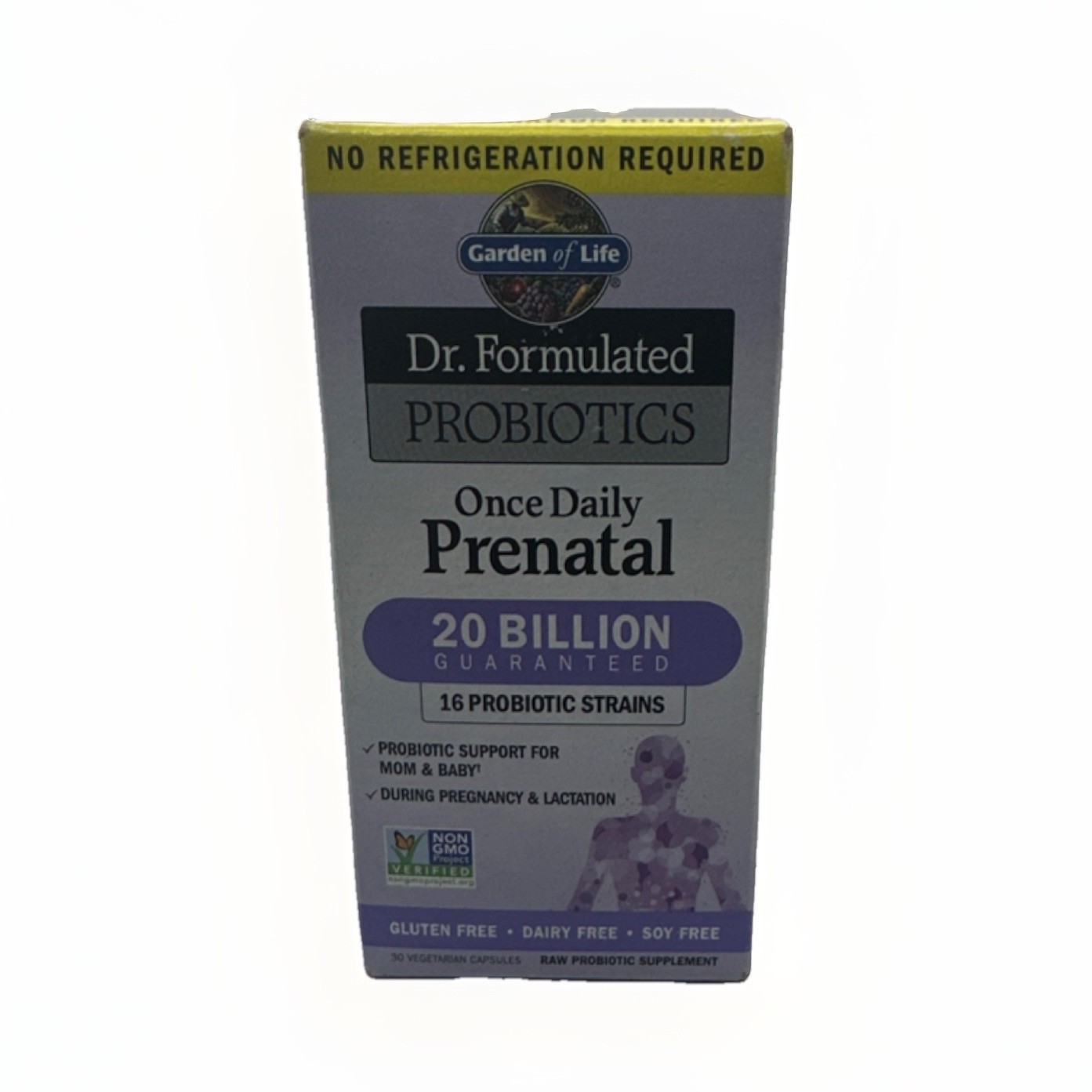 Garden of Life Dr. Formulated Probiotics Once Daily Prenatal 20 Billion CFU 30 …