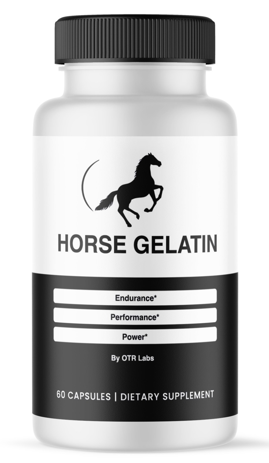 Horse Gelatin for Men, Horsegelatin Trick 60CT Male Performance Support