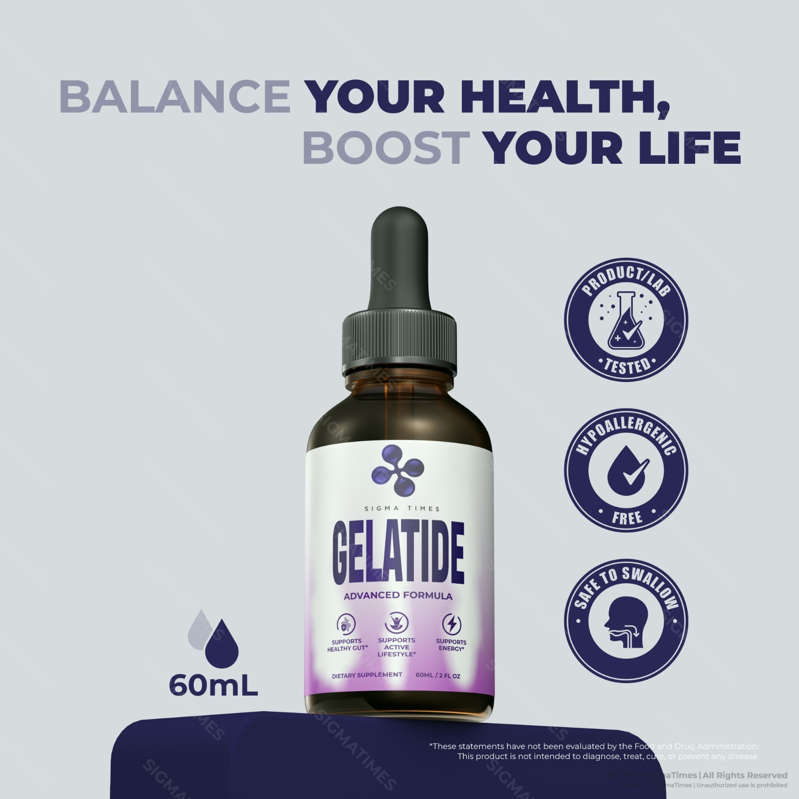 Gelatide Drops, Official Weight Loss Formula, Advanced Metabolism (30 servs)