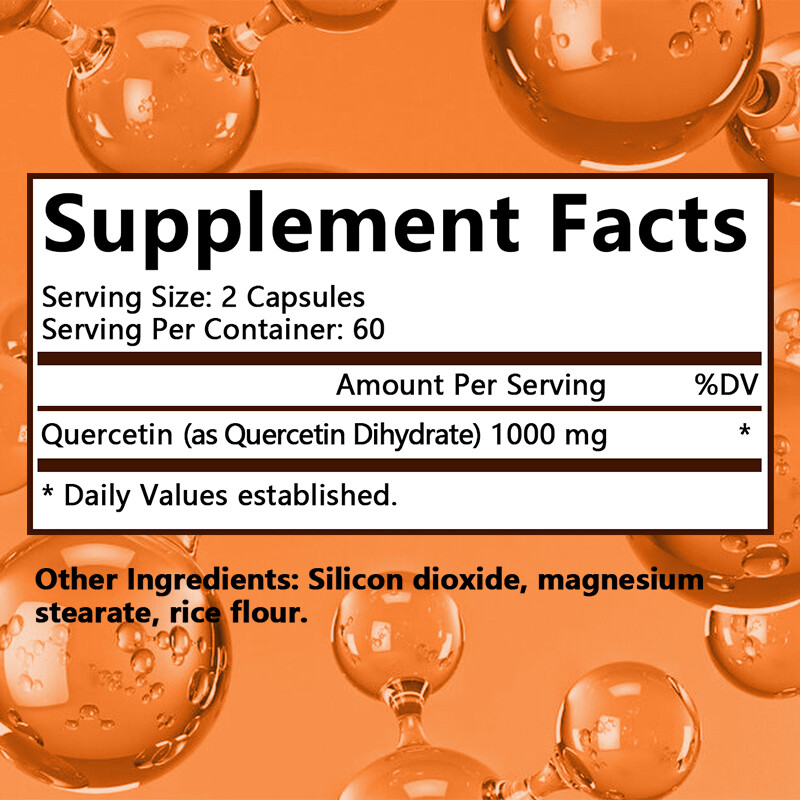 Quercetin 1000mg – Premium Antioxidant Immune Support Heart Health