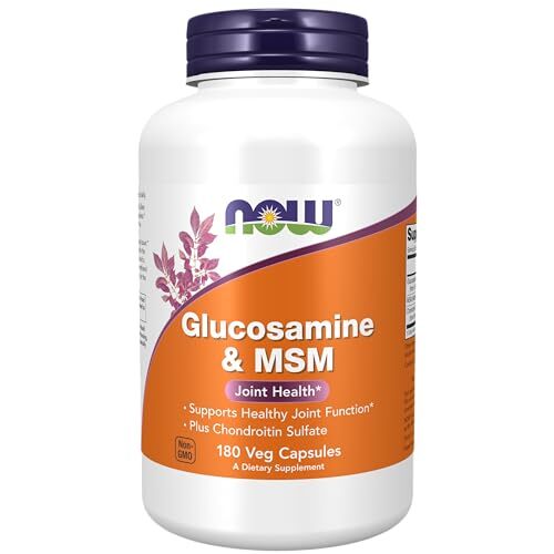 NOW FOODS Glucosamine & MSM 180 Veg Capsules