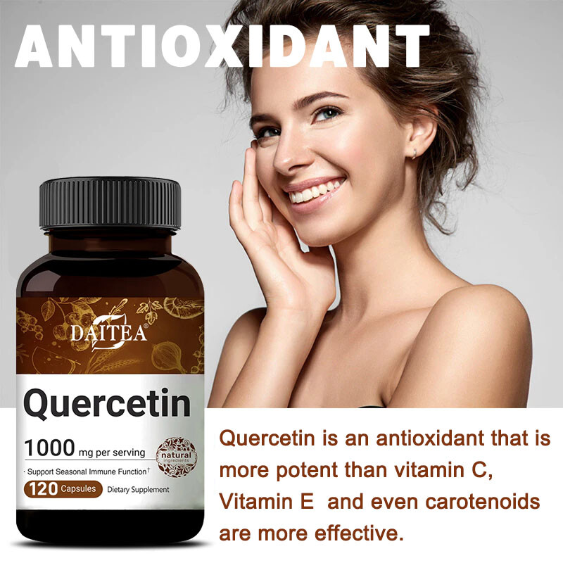 Quercetin 1000mg 30 To 120 Capsules Immune Support Supplement