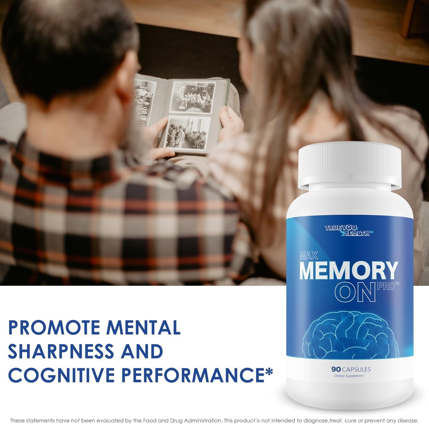 B12 & LIONS’S MANE MEMORY & NERVE SUPPORT FORMULA, BRAIN BOOSTER FOR SENIORS