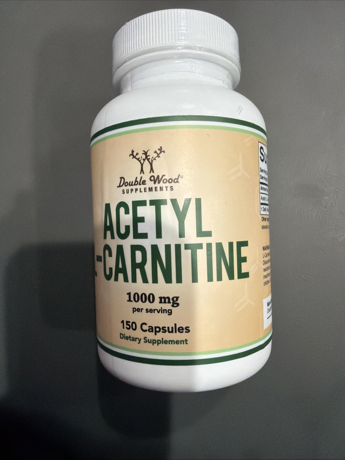 Acetyl L-Carnitine 1,000Mg per Serving, 150 Capsules (ALCAR for Brain Function !