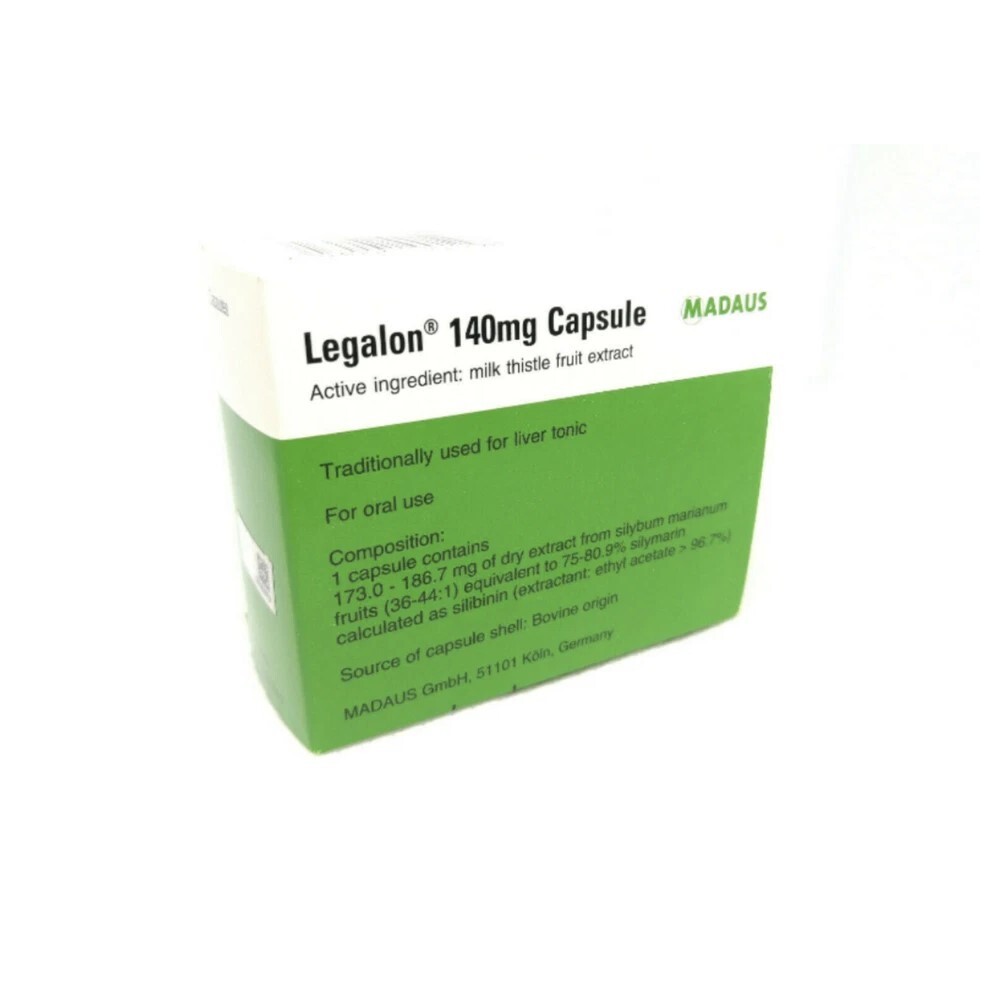 100’s 140mg LEGALON Detox Liver Milk Thistle Madaus Germany Free Shipping