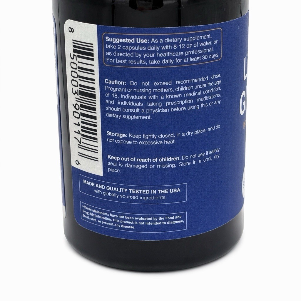 NutriFlair Liposomal Glutathione 700mg 60 Capsules Setria Antioxidant Supplement