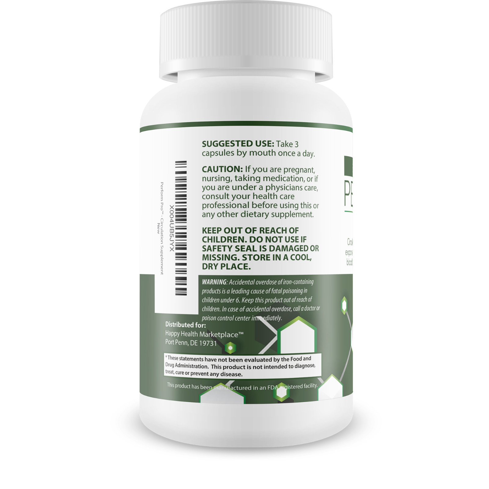 Perform Pro – Our Best Blood Flow Booster for Improved Performance & Stamina