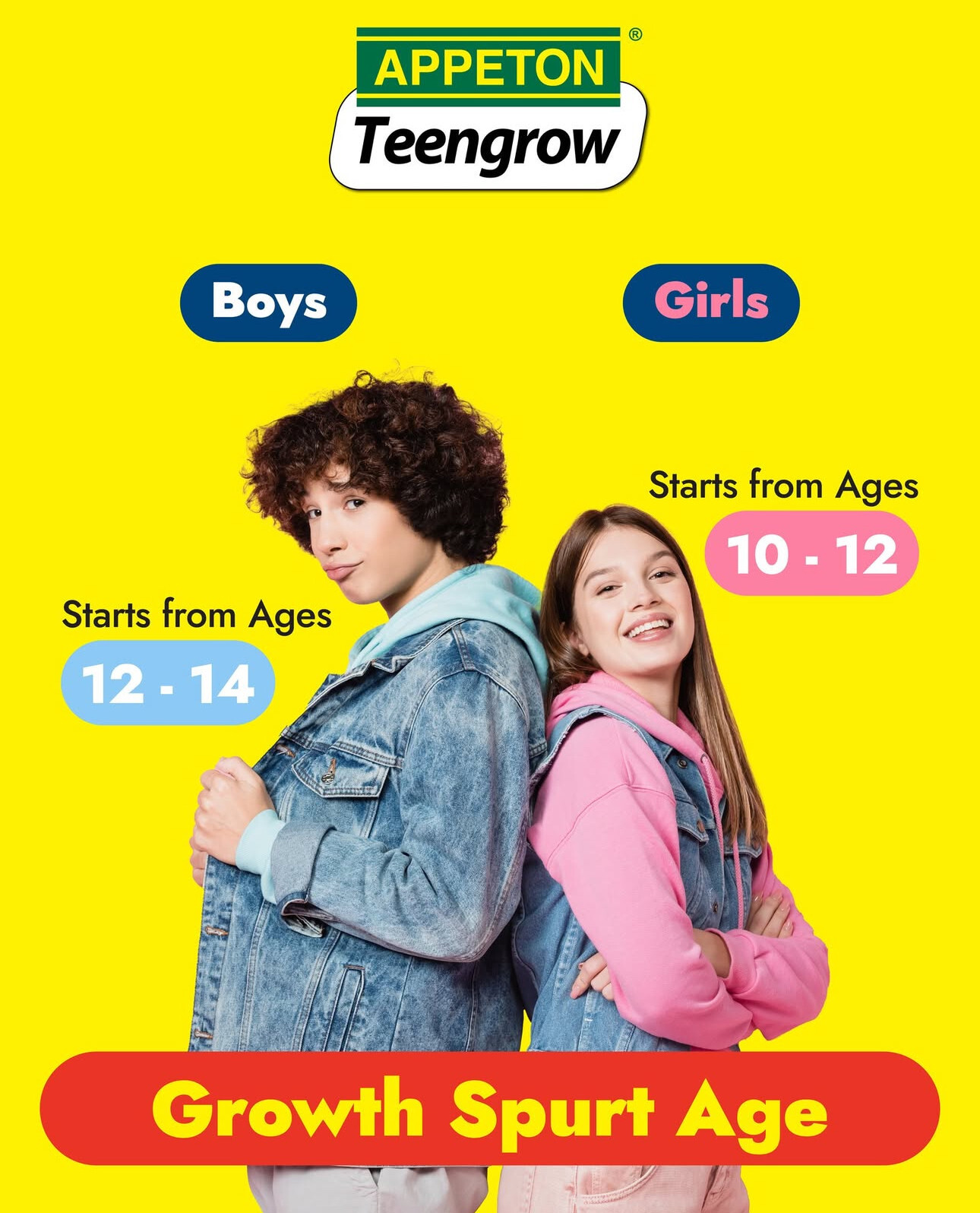 2 x APPETON Essentials Teengrow 30s Multivitamin Teen Growth Support – FREE SHIP