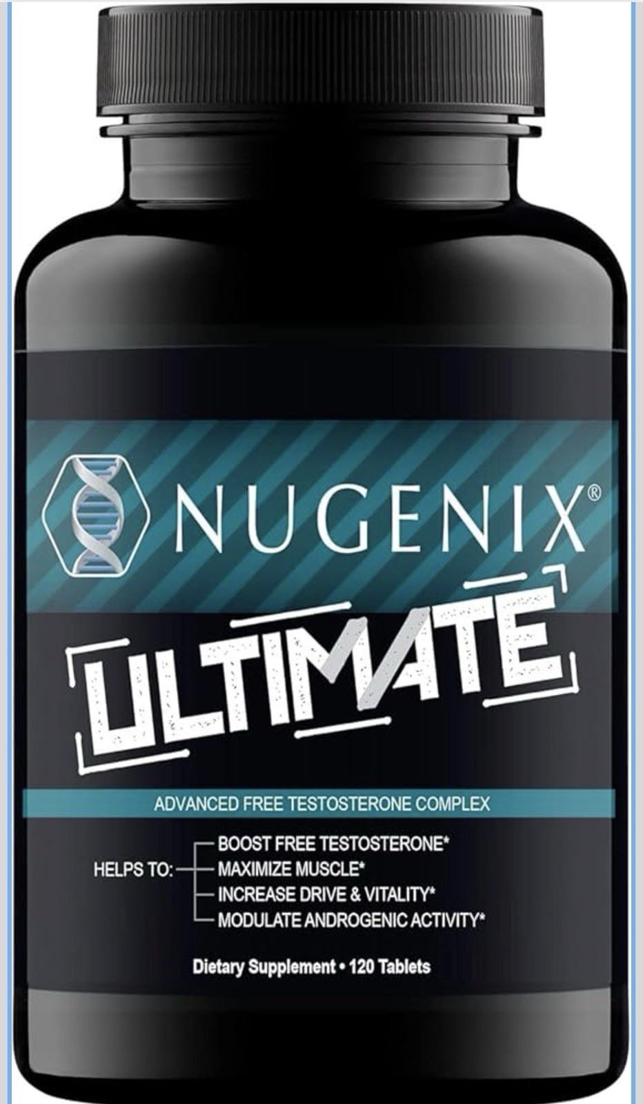 Nugenix Ultimate Testosterone Booster- 120 Tablets Exp 02/2028