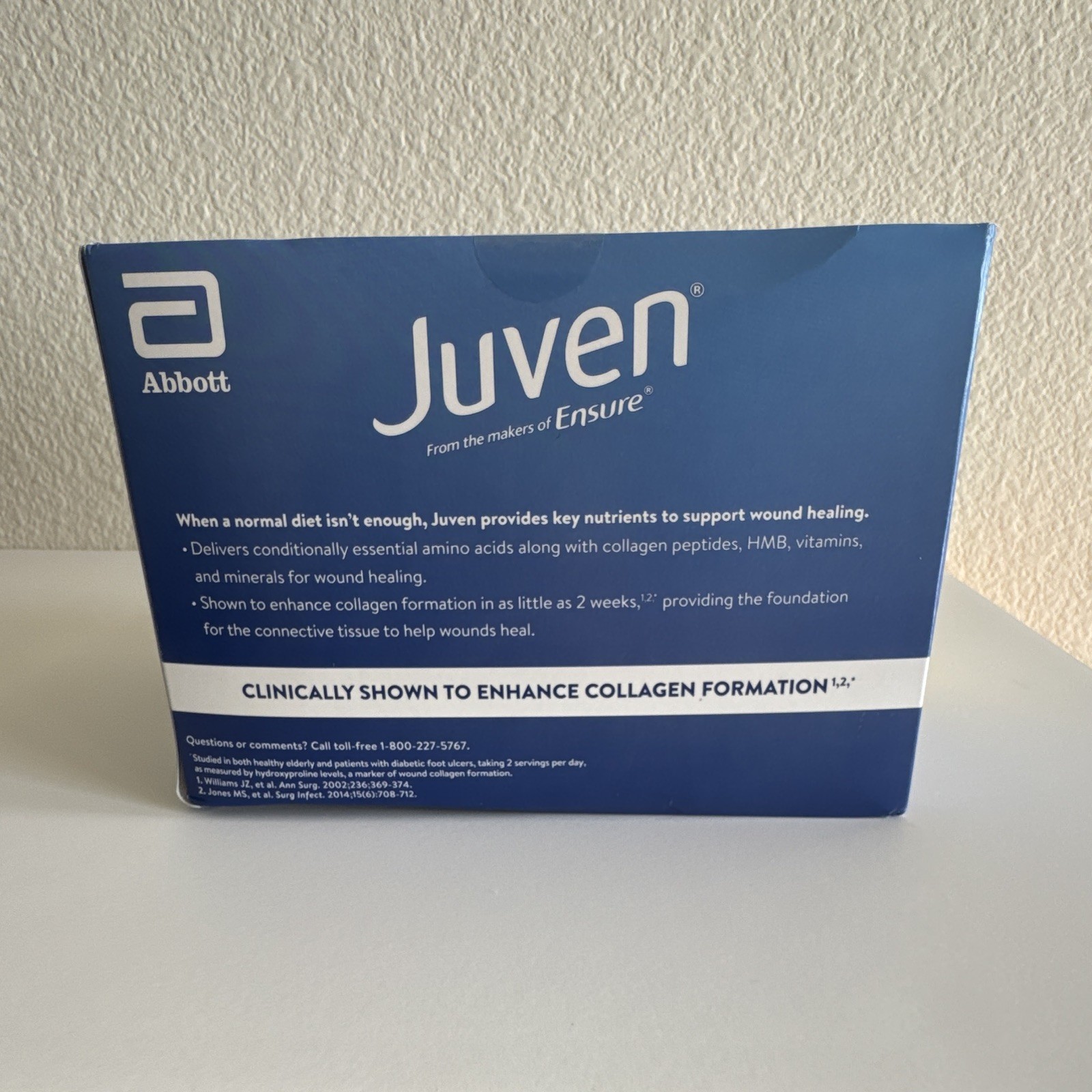 Abbott Juven Nutrition Powder Wound Healing Support Orange 30 Packets 29.4 oz