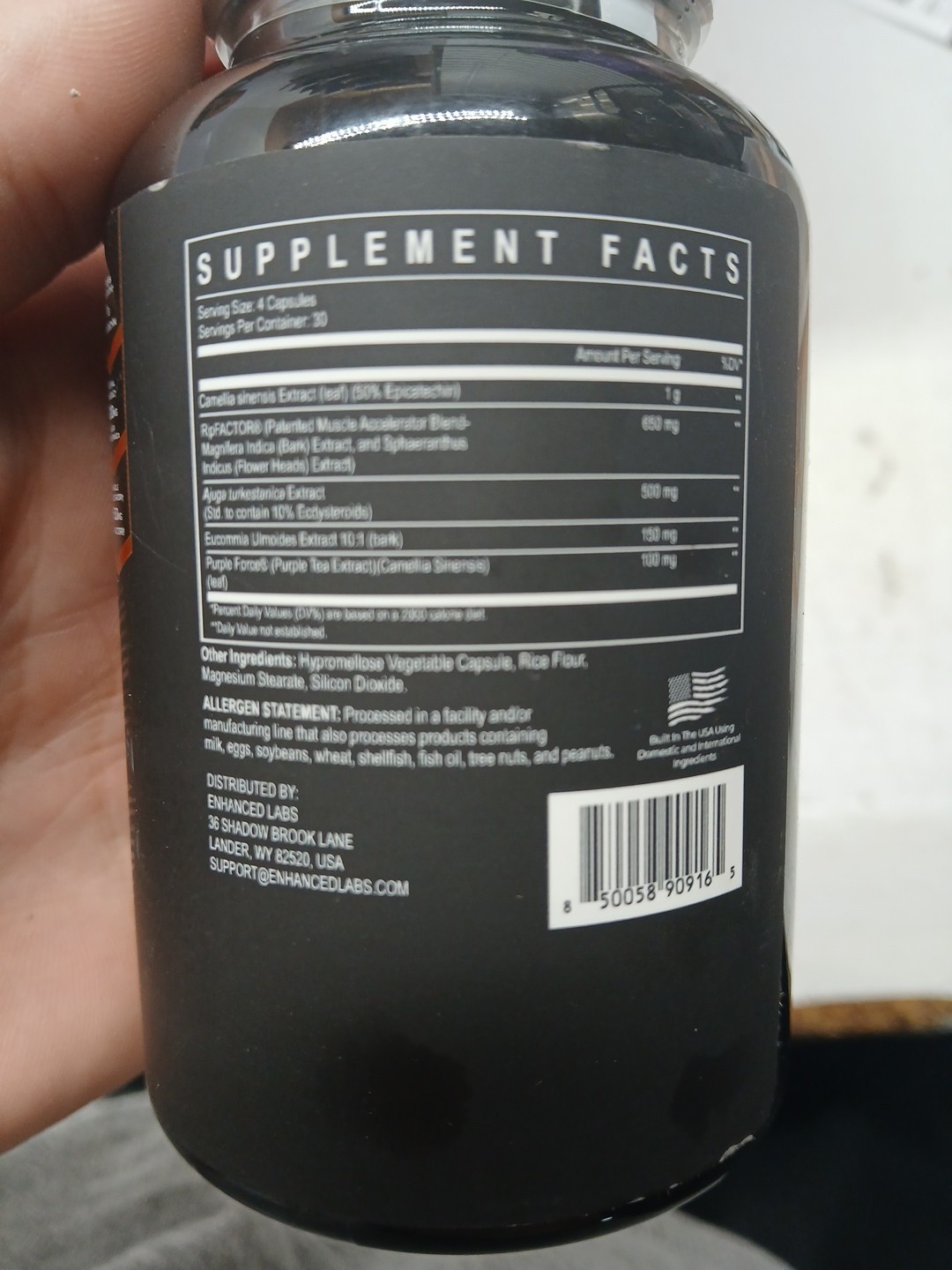 Enhanced Muscle Pro Muscle Builder Supplement Muscle Growth 120 Capsules