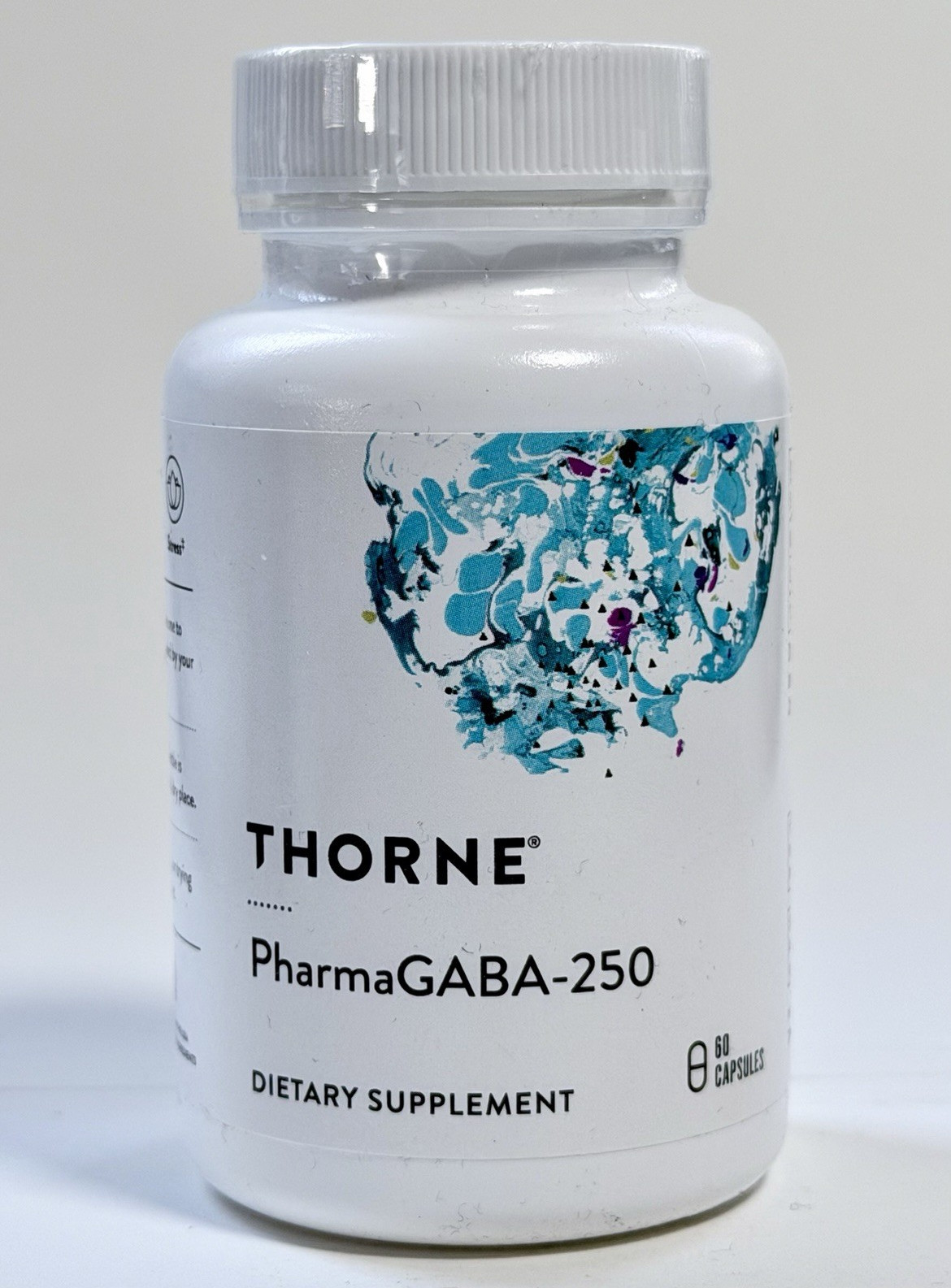 Thorne PharmaGABA-250 GABA 250mg 60 Capsules Gluten-Free EXP 11/2026