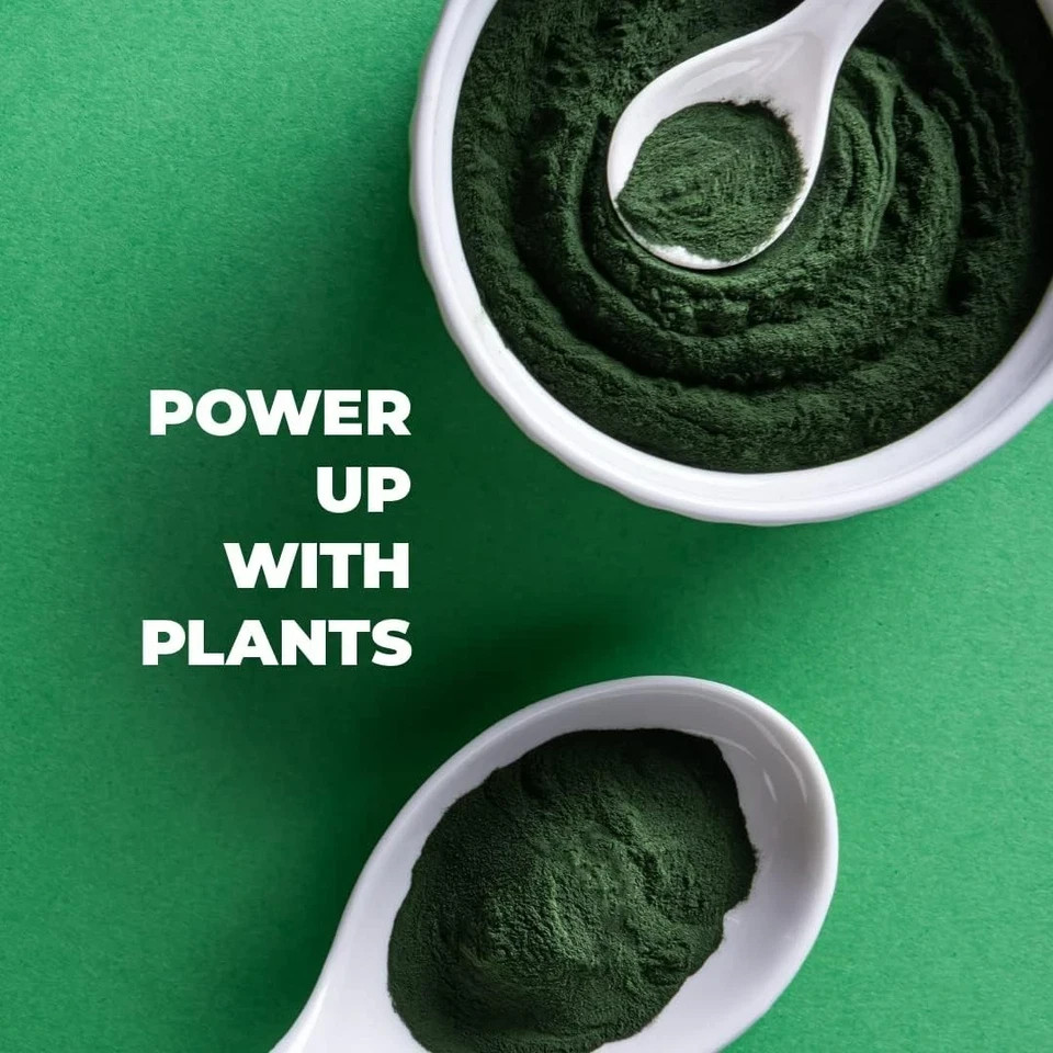 Spirulina & Chlorella Superfood Boost Gut health Immunity boost by Wellology
