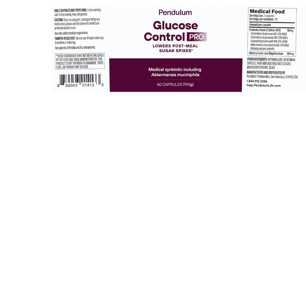 Pendulum Glucose Control Pro – 60 Capsules – Free Shipping