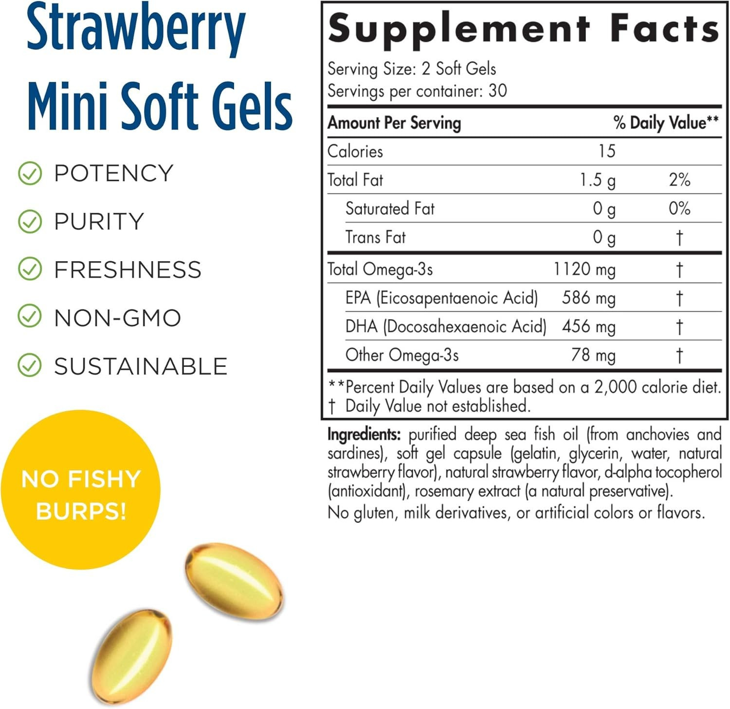 NEW Nordic Naturals ProOmega 2000 Junior -Omega 3 Formula for Teenagers, 60 Soft