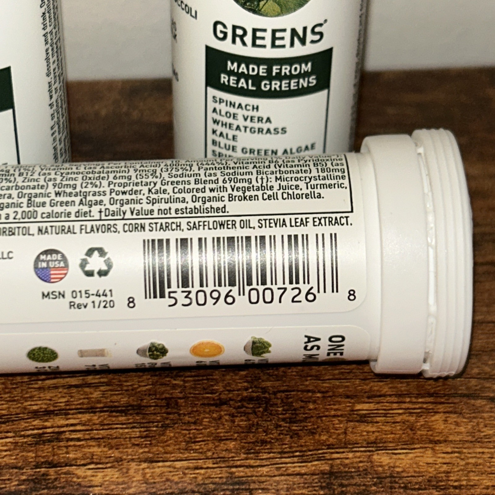 8 Greens Original 10 Tabs, Set of 6, Expires 1/2028