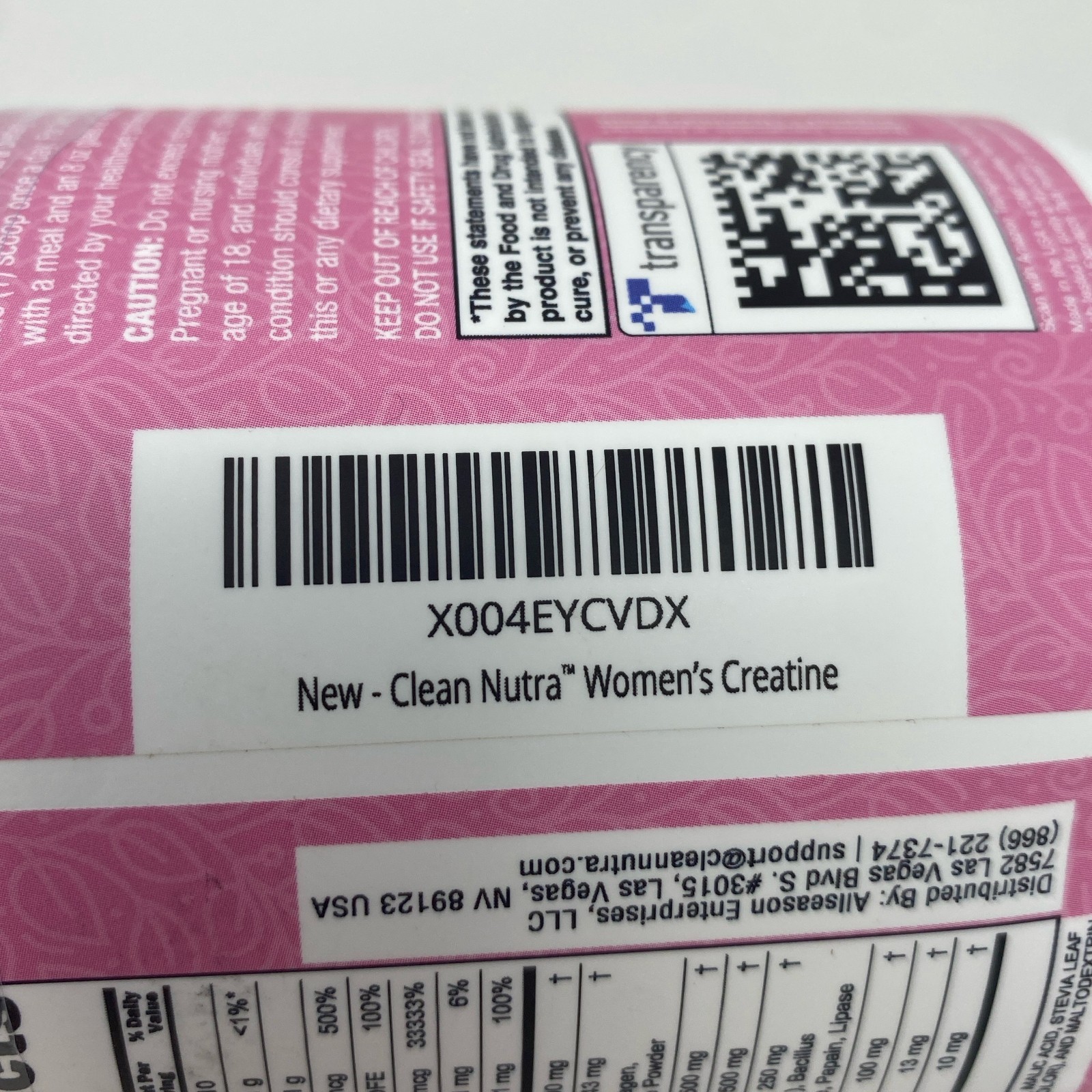 Clean Nutraceuticals Women’s Creatine Shelf Builder, Tropical Orange 269g
