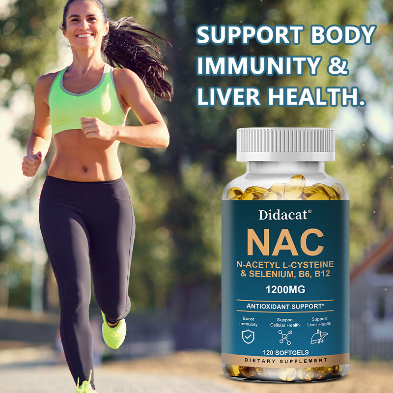 N-Acetyl-L-Cysteine (NAC) 1,200mg capsules Support Liver Health