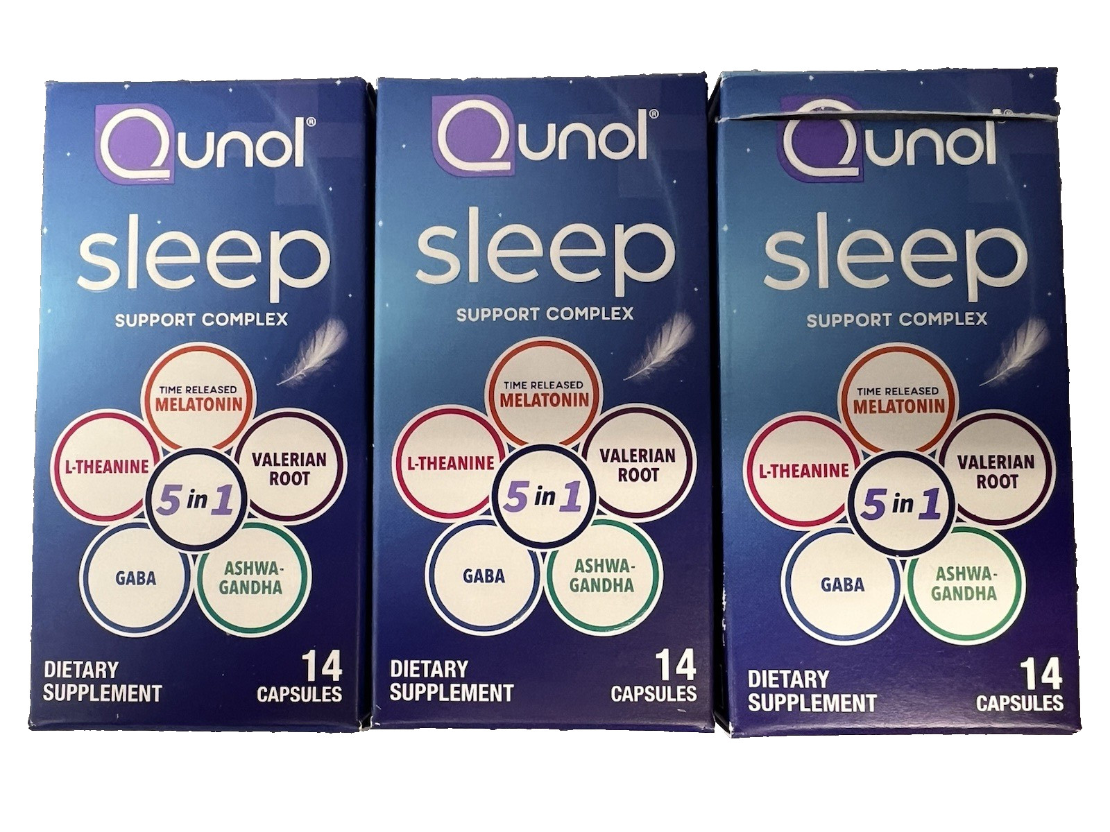WOW 42 Qunol Sleep Support Dietary Supplement 42 CAPSULES & Fast Free Ship 11/26
