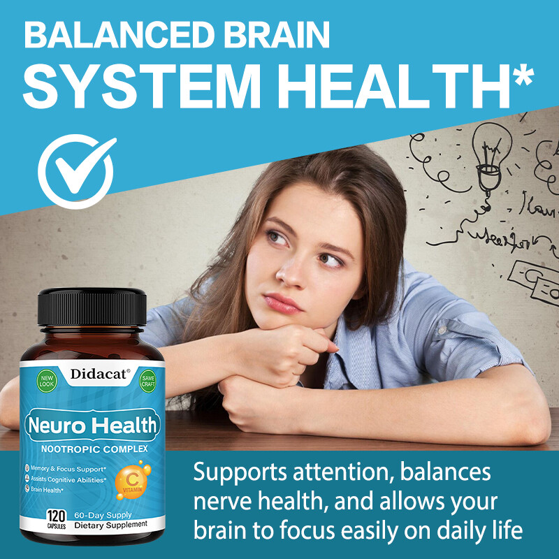 Neuro Health – Nootropic Memory Brain Health Focus Energy Support Capsules